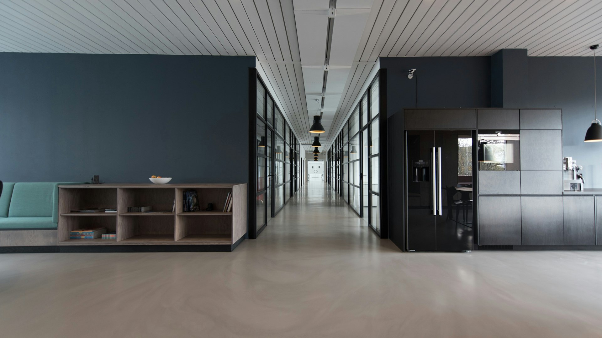 Ambiente de trabalho do escritório de arquitetura